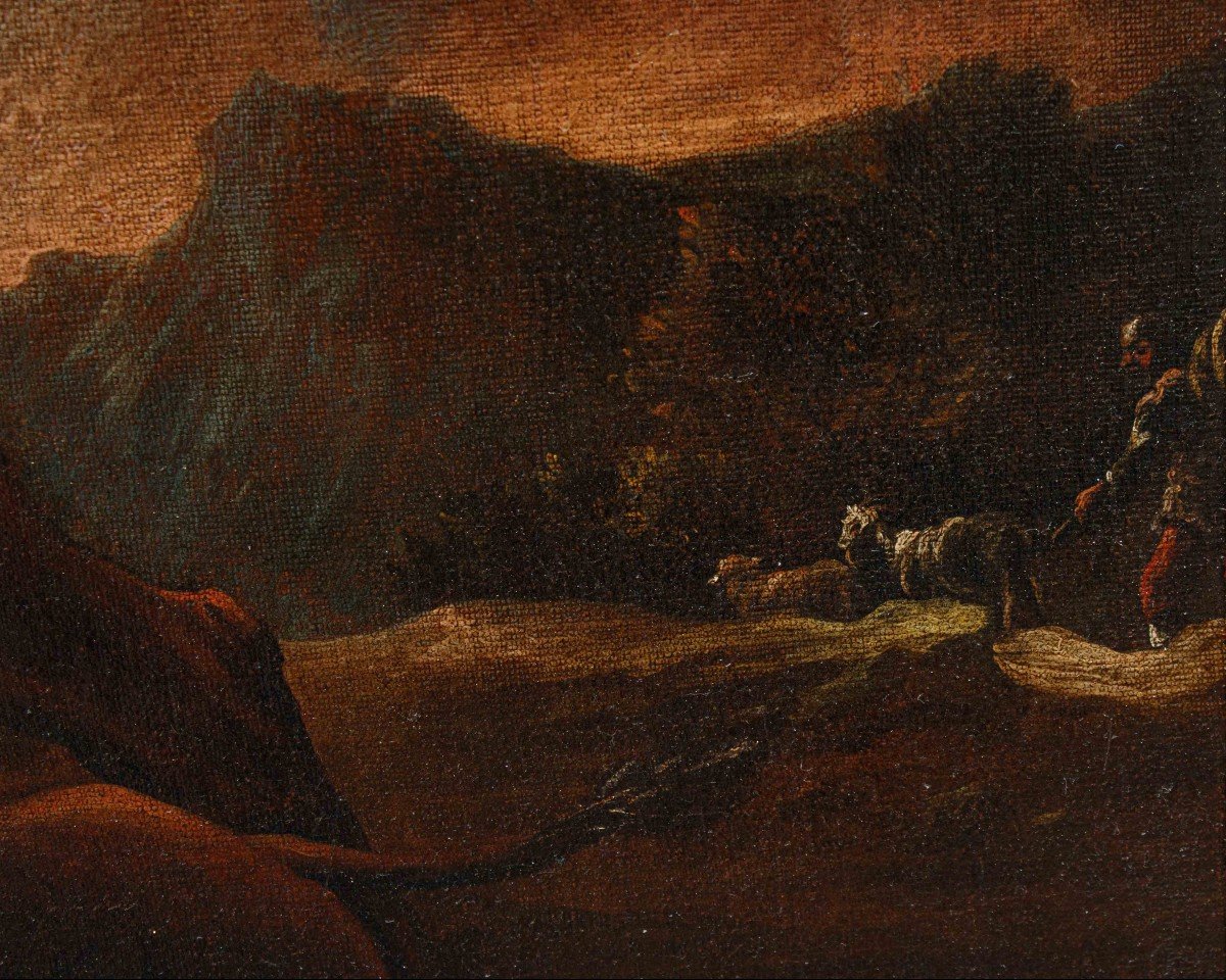 Giovanni Crivelli detto il Crivellino (Milano, ? - Parma, 1760), Lotta tra cani e bisonte-photo-3
