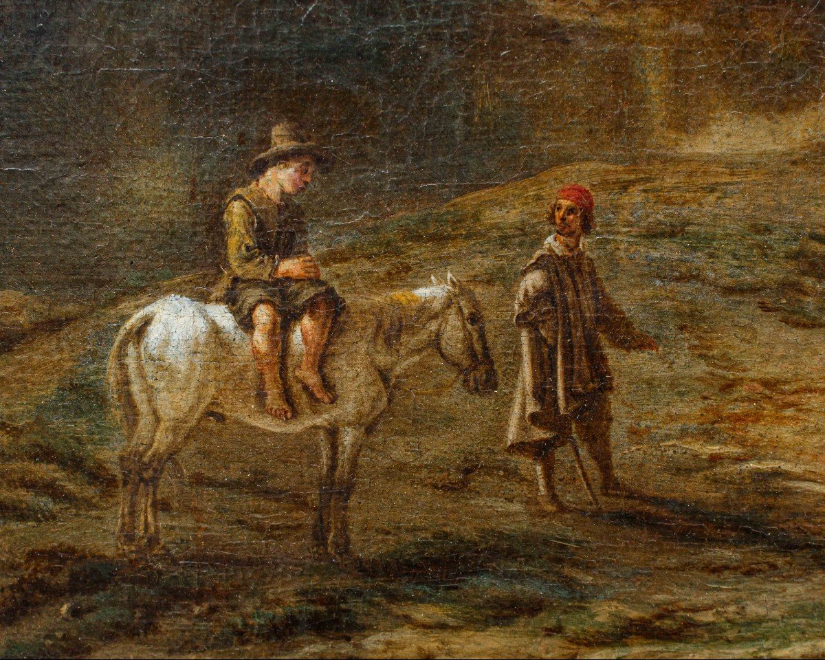 XVIII secolo, Paesaggio con Figure-photo-5