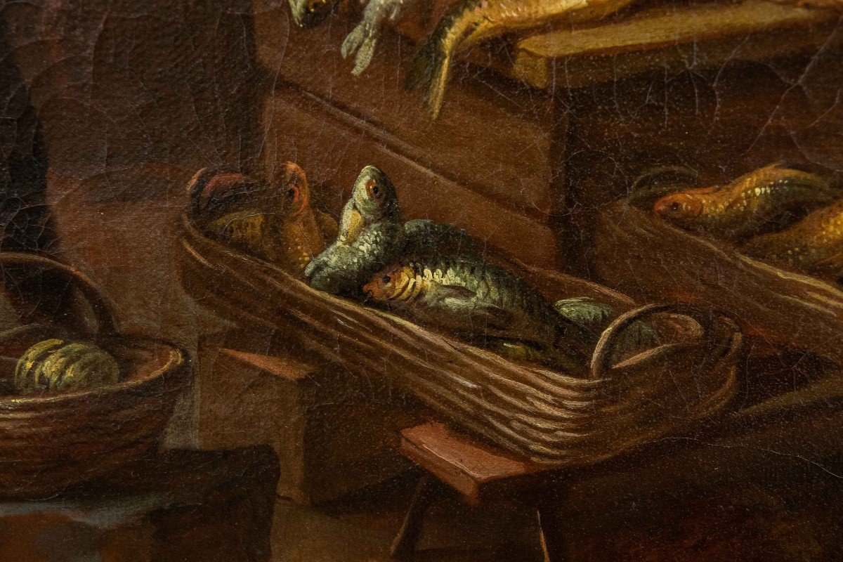 Giacomo Francesco Cipper, detto il Todeschini (Feldkirch, 1664 – Milano, 1736),Il pescivendolo-photo-1