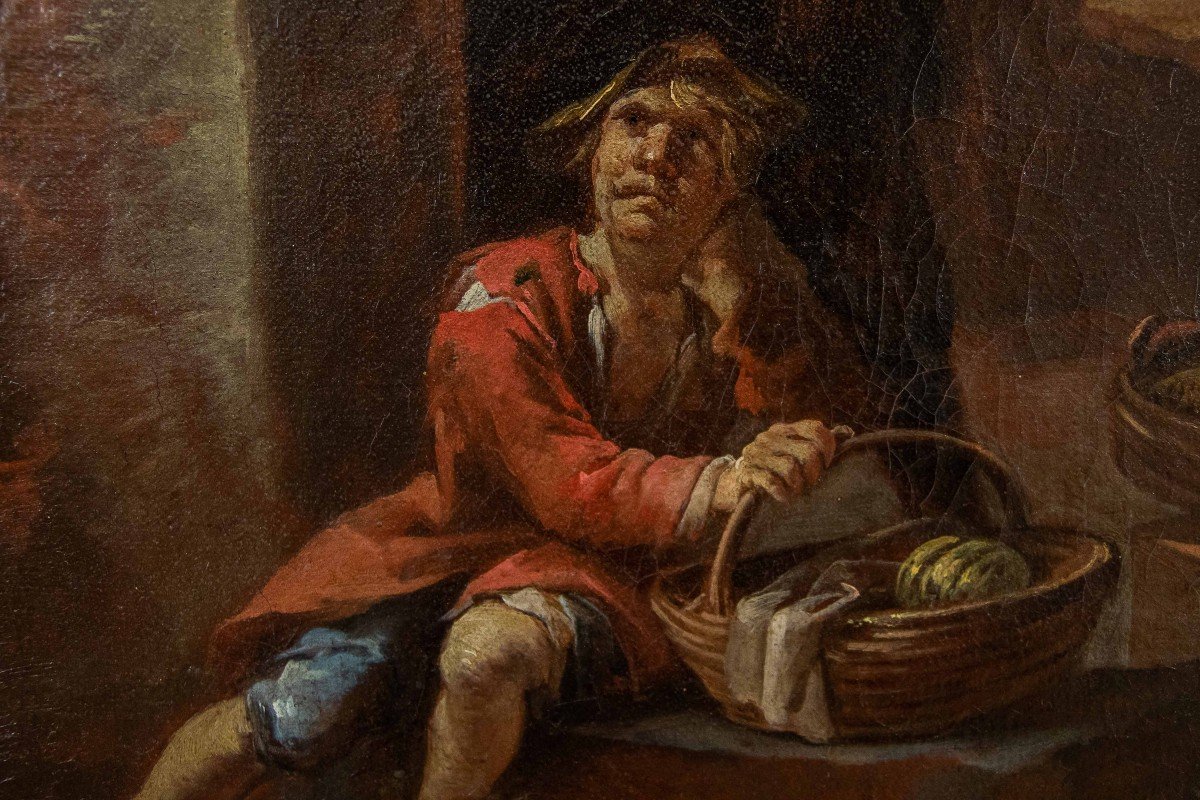 Giacomo Francesco Cipper, detto il Todeschini (Feldkirch, 1664 – Milano, 1736),Il pescivendolo-photo-3