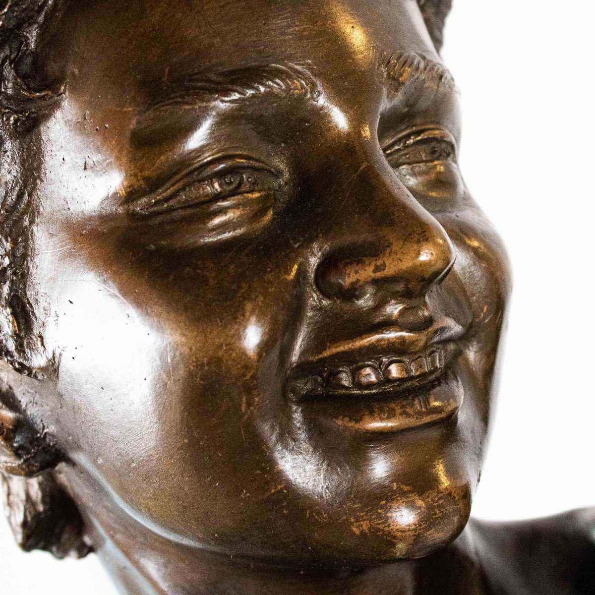 Giovanni De Martino (1870 – 1935), Bambino con anfora e granchio-photo-7