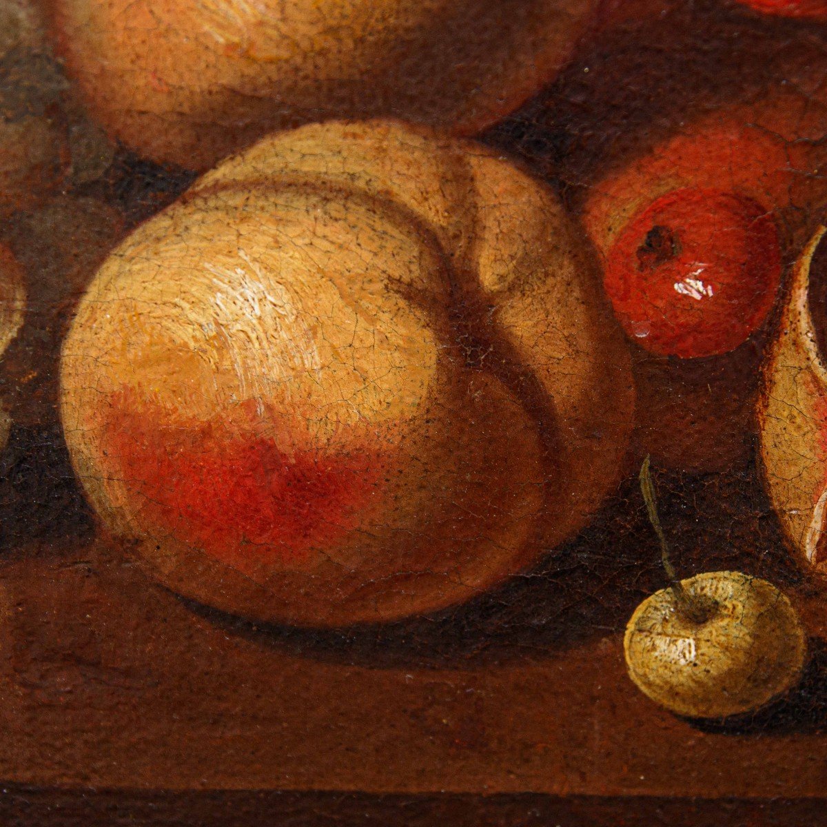 XVII secolo, Natura Morta con uva mele e melograno-photo-1