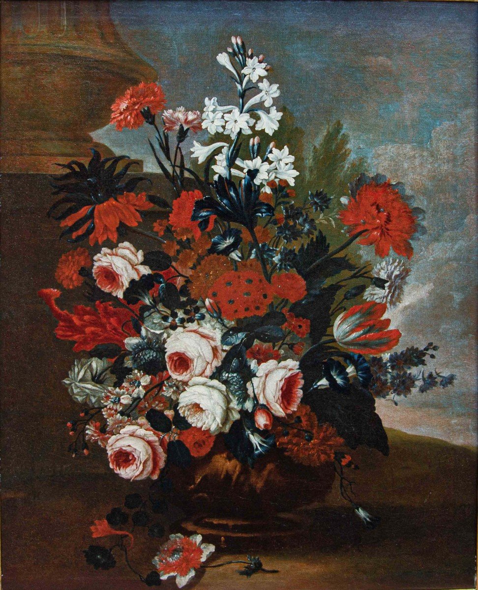 Karel Van Vogelaer, detto Carlo dei fiori (1653 - 1695), Vaso di fiori-photo-4