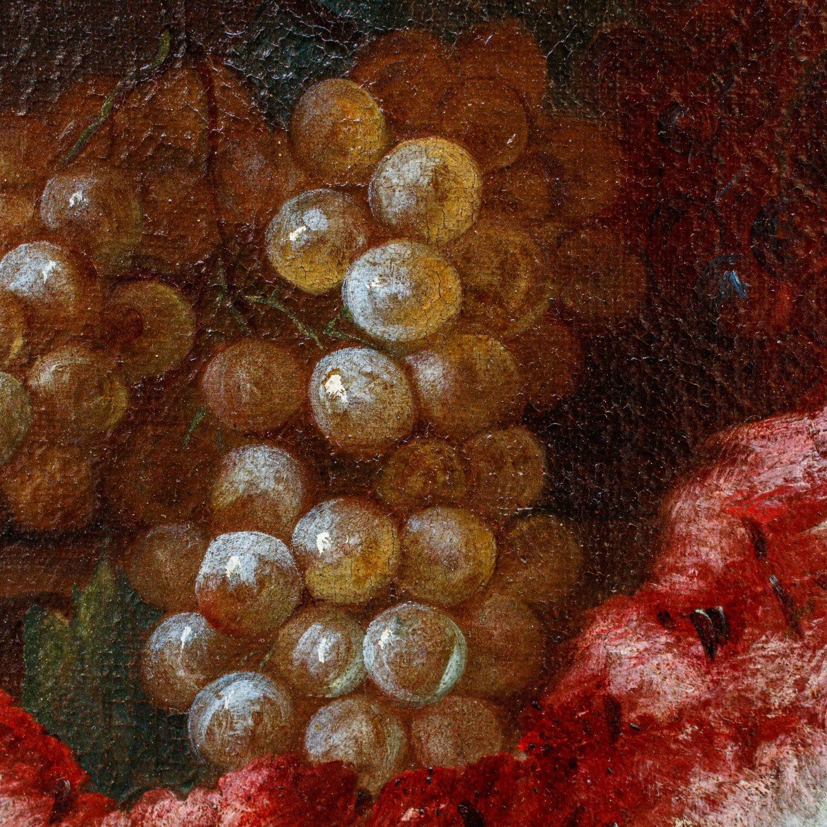 XVII secolo, Scuola Romana, Nature morte con frutta-photo-2