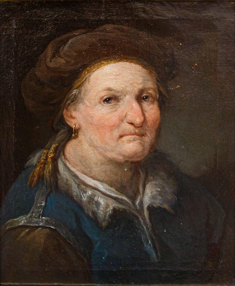Giuseppe Nogari (1699 –  1763), Ritratto di anziana-photo-2