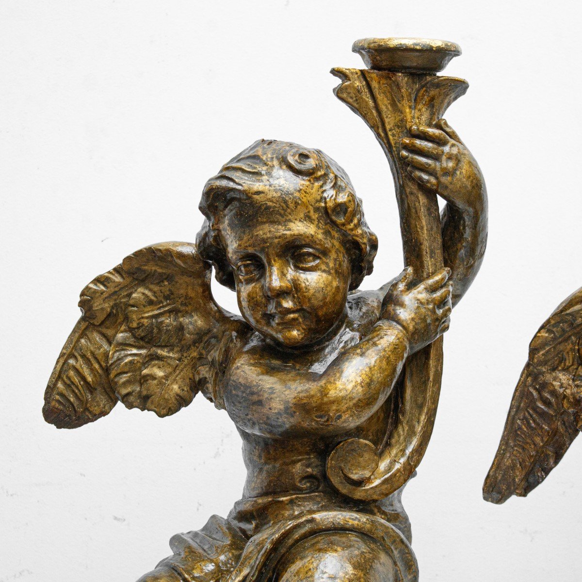 XVIII secolo, Coppia di angeli portacero -photo-2