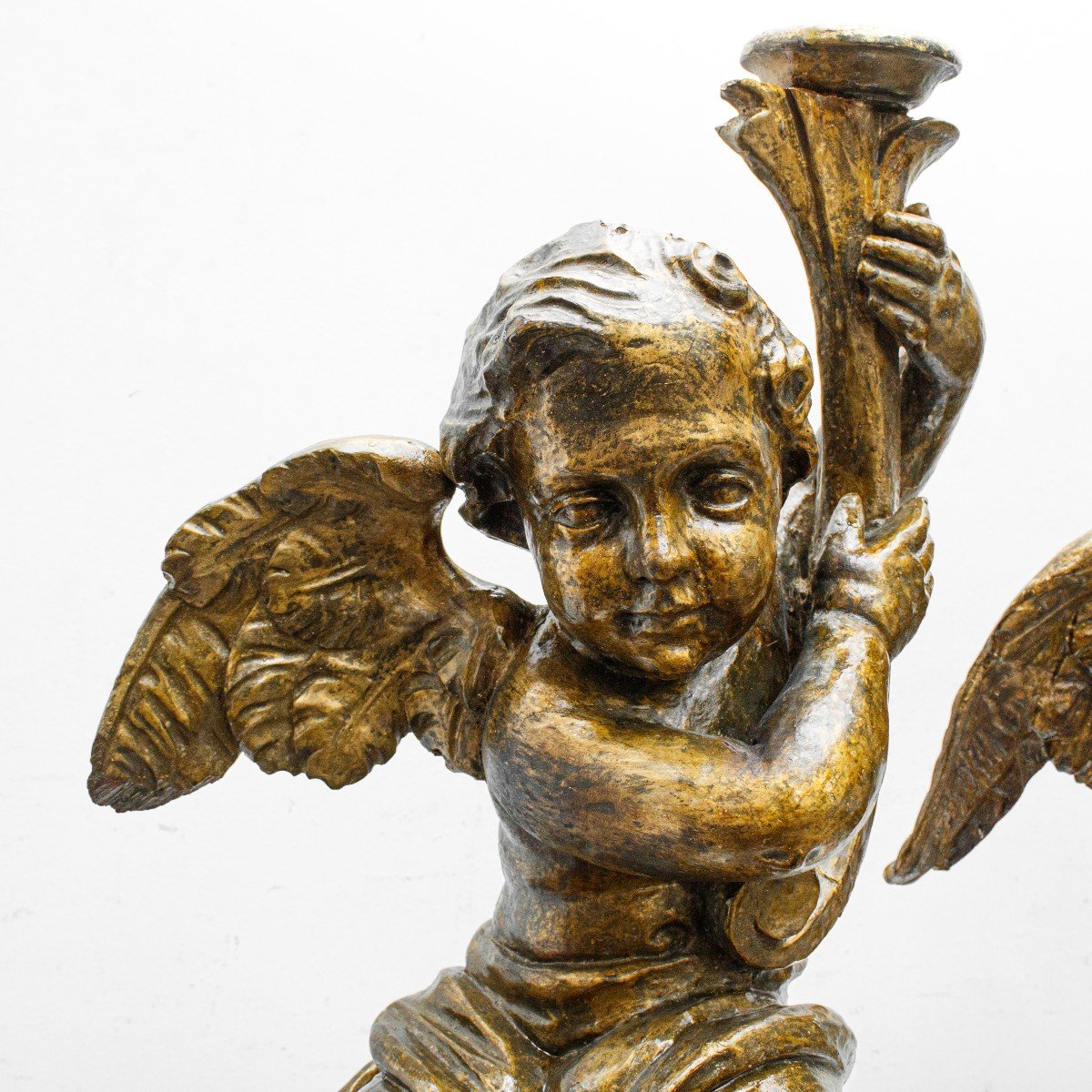XVIII secolo, Coppia di angeli portacero -photo-1