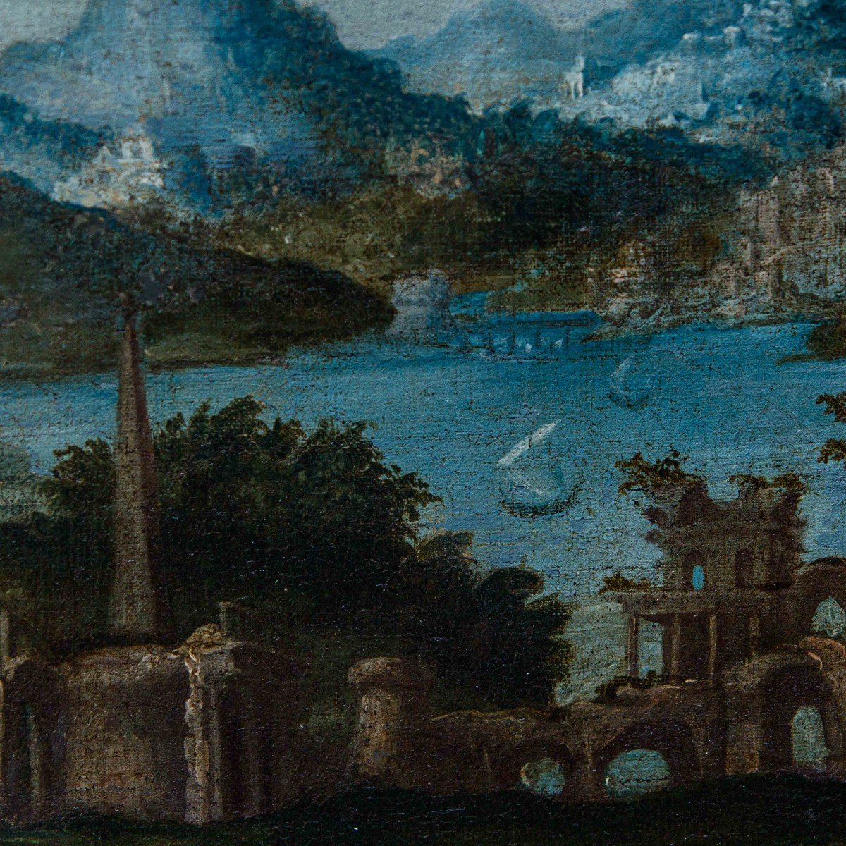 Pittore manierista, XVI secolo, Leda e il cigno-photo-4