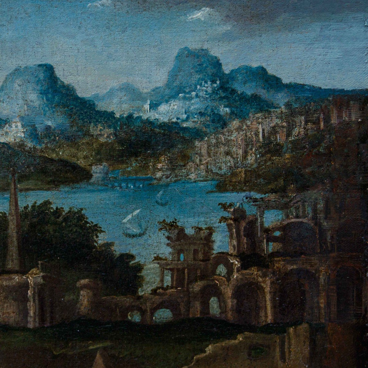 Pittore manierista, XVI secolo, Leda e il cigno-photo-2