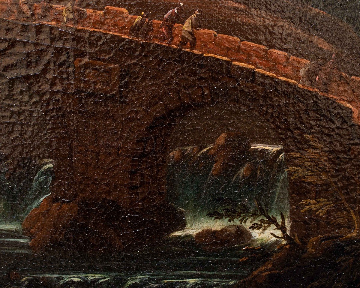 Giovanni Grevenbroeck, detto il Solfarolo (1650 –post 1699), Scena di incendio con rovina-photo-4
