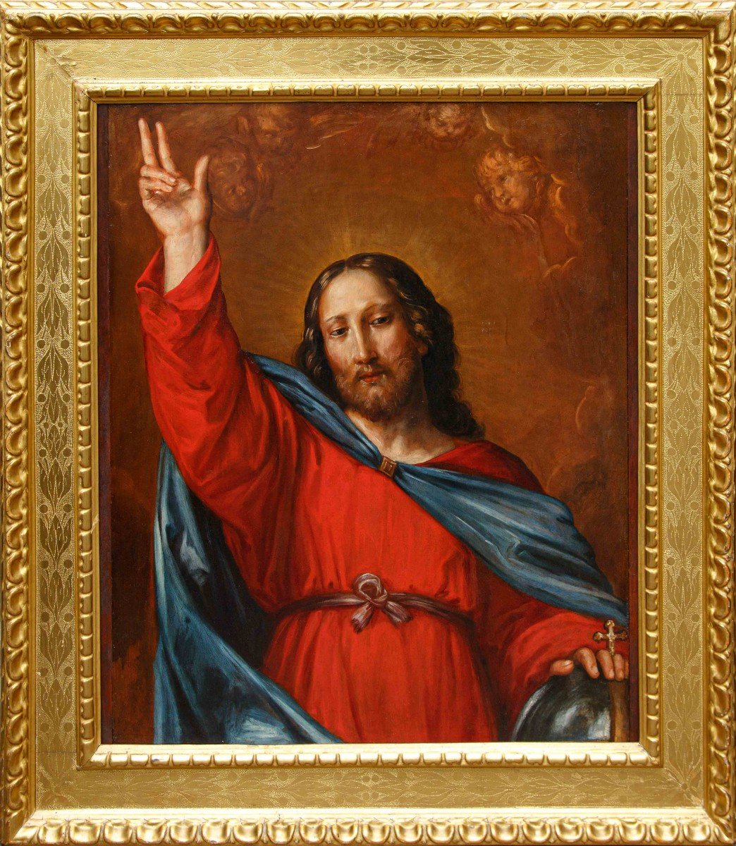 Scuola centro italiana, XVIII secolo, Cristo benedicente