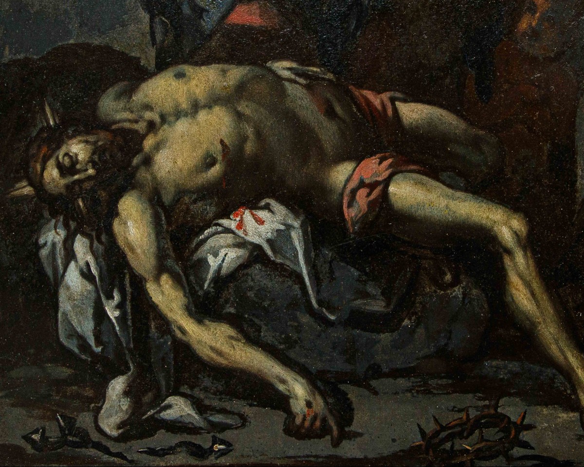 XVIII secolo,  Compianto sul Cristo morto-photo-1