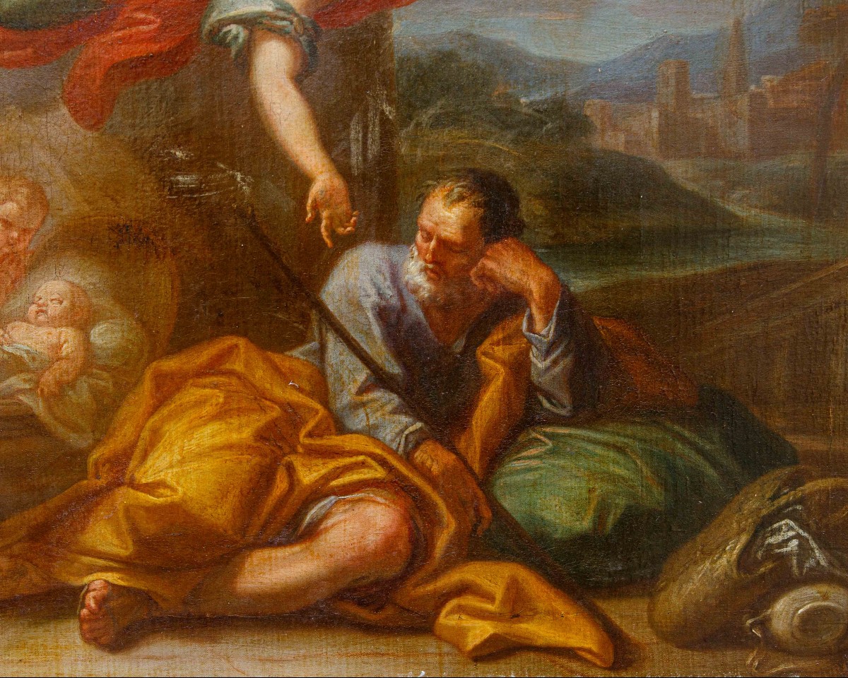Paolo De Matteis (Piano Vetrale 1662 - Napoli 1728), attr., Sogno di Giuseppe-photo-2