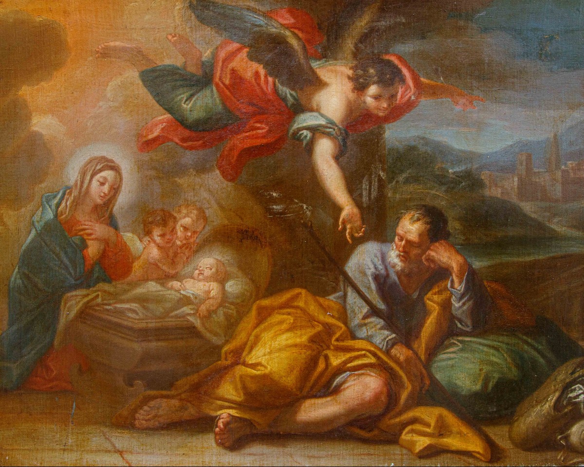 Paolo De Matteis (Piano Vetrale 1662 - Napoli 1728), attr., Sogno di Giuseppe-photo-3