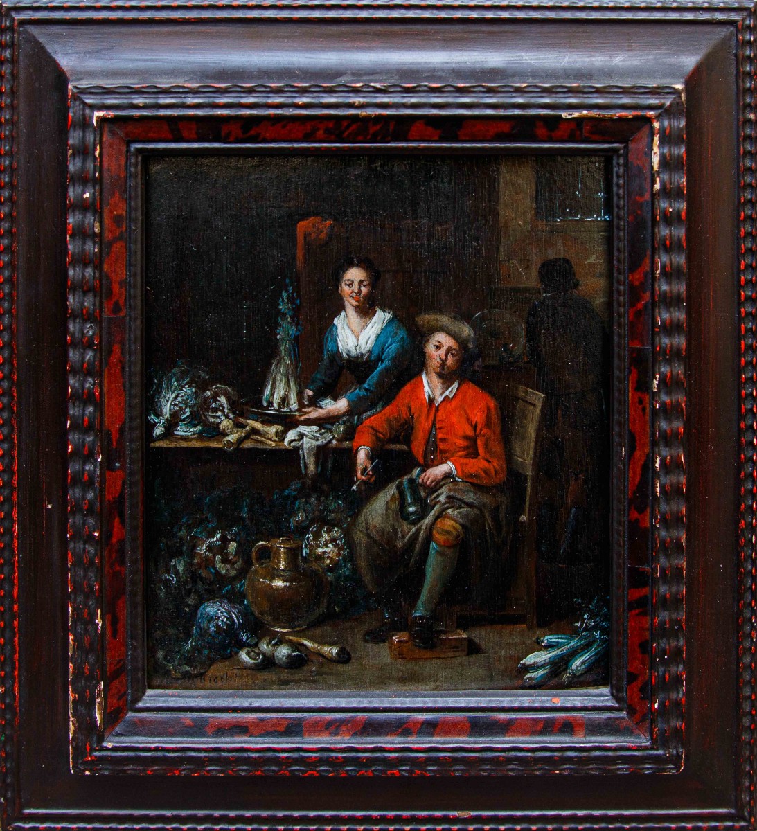Jan Baptist Lambrechts (Anversa, 1680 – dopo il 1731), Nella cucina-photo-2