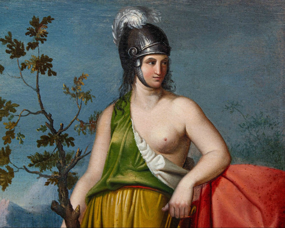 Giacomo Casa (Conegliano, 1827 - Roma, 1887), Allegoria di Venezia-photo-3