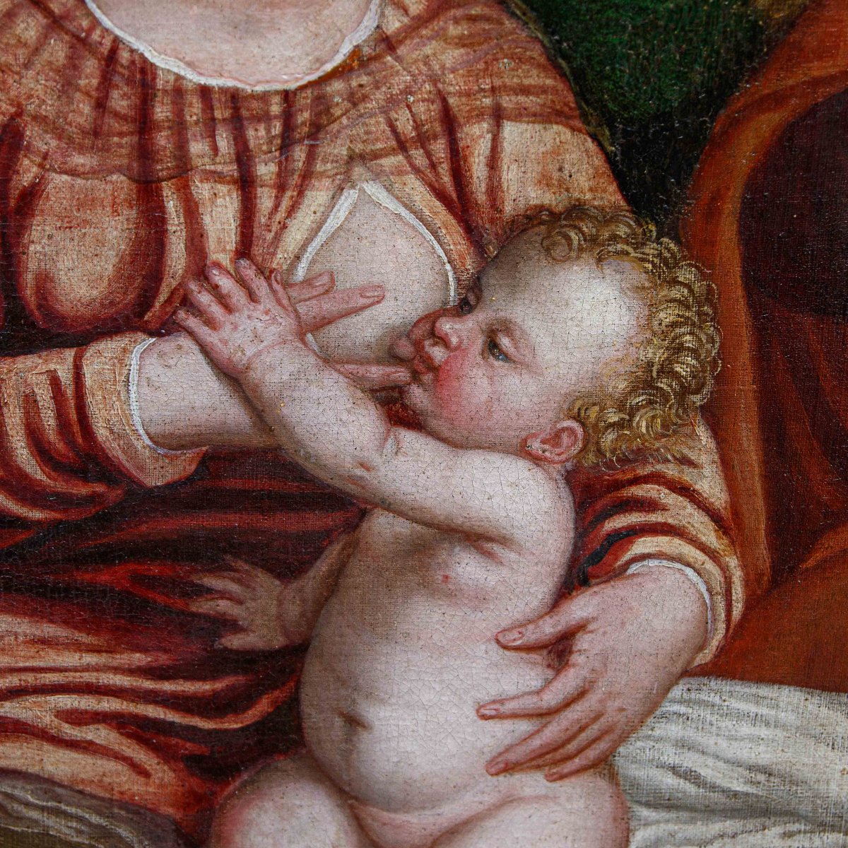 Polidoro de Renzi detto Polidoro da Lanciano (Lanciano, 1515 - Venezia, 1565), Sacra Famiglia-photo-2