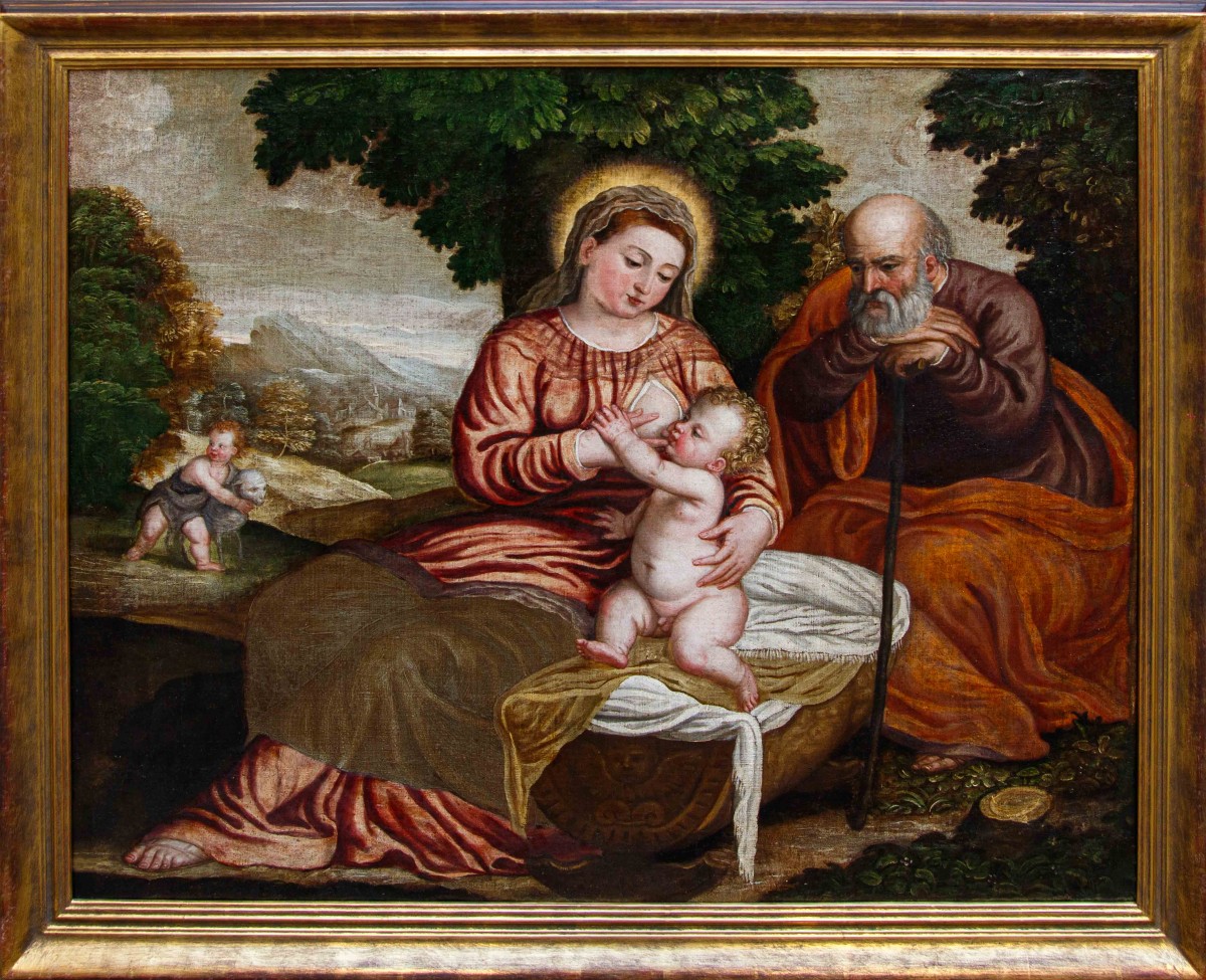 Polidoro de Renzi detto Polidoro da Lanciano (Lanciano, 1515 - Venezia, 1565), Sacra Famiglia