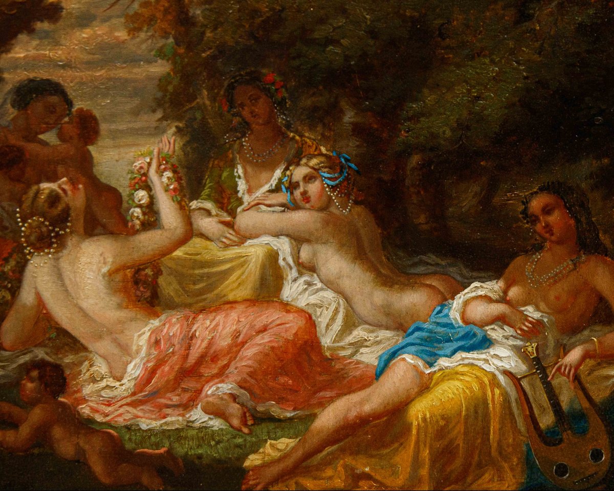 Scuola francese, primo quarto del XIX secolo, Odalische-photo-2
