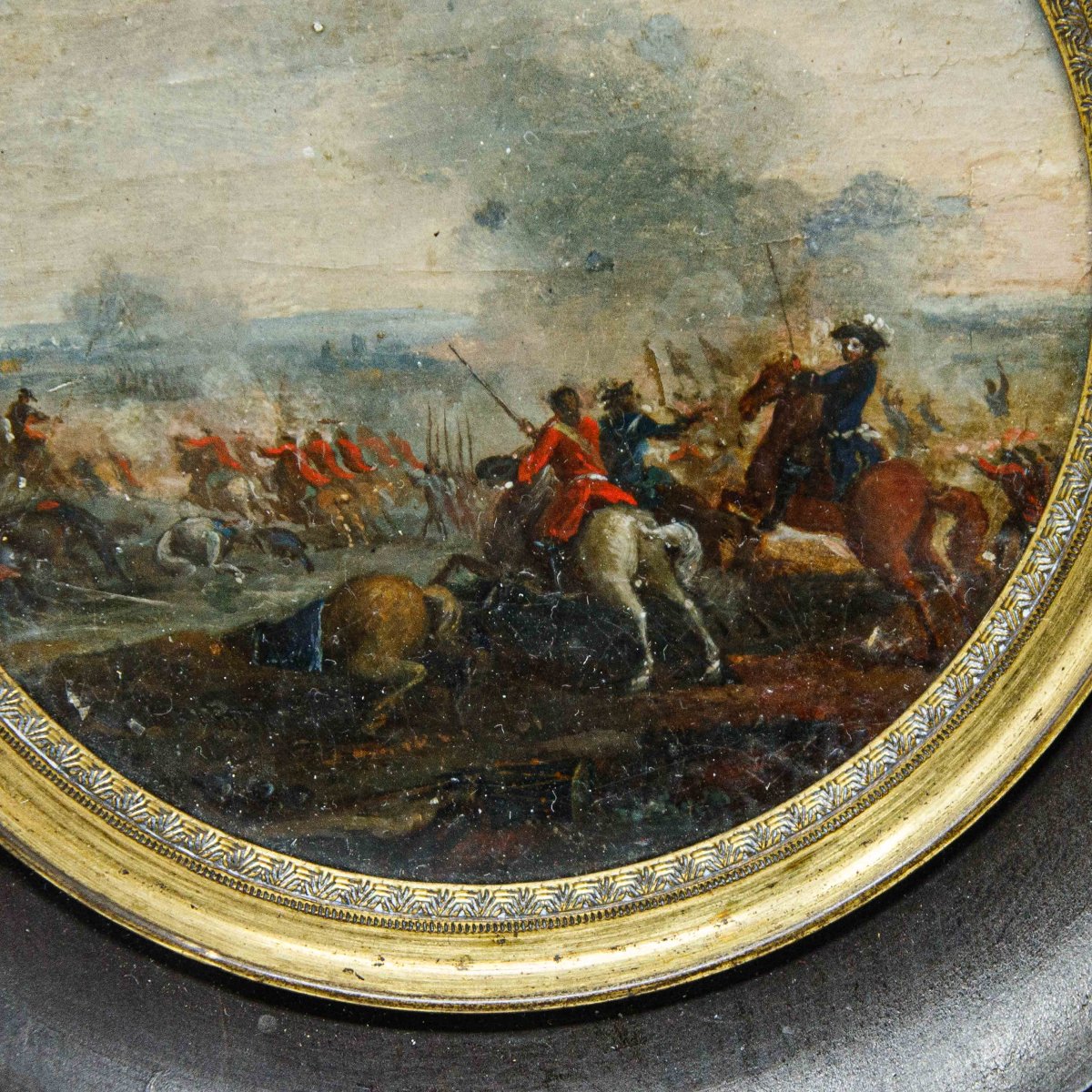 Scuola francese, ultimo quarto del XVIII secolo, La battaglia di Denain-photo-2