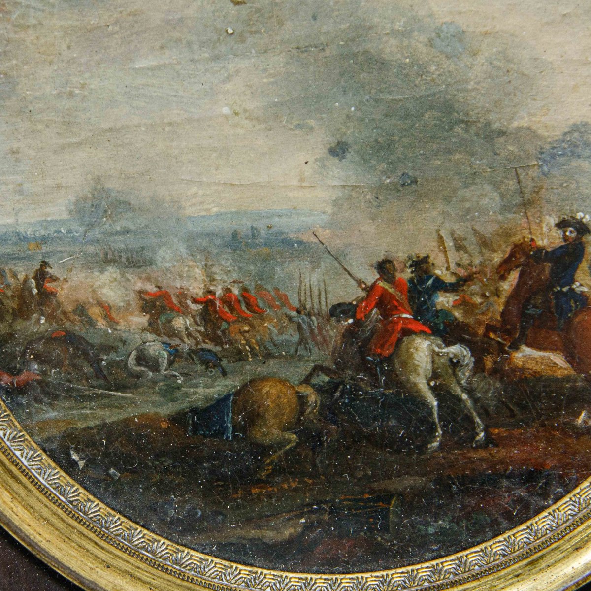 Scuola francese, ultimo quarto del XVIII secolo, La battaglia di Denain-photo-4