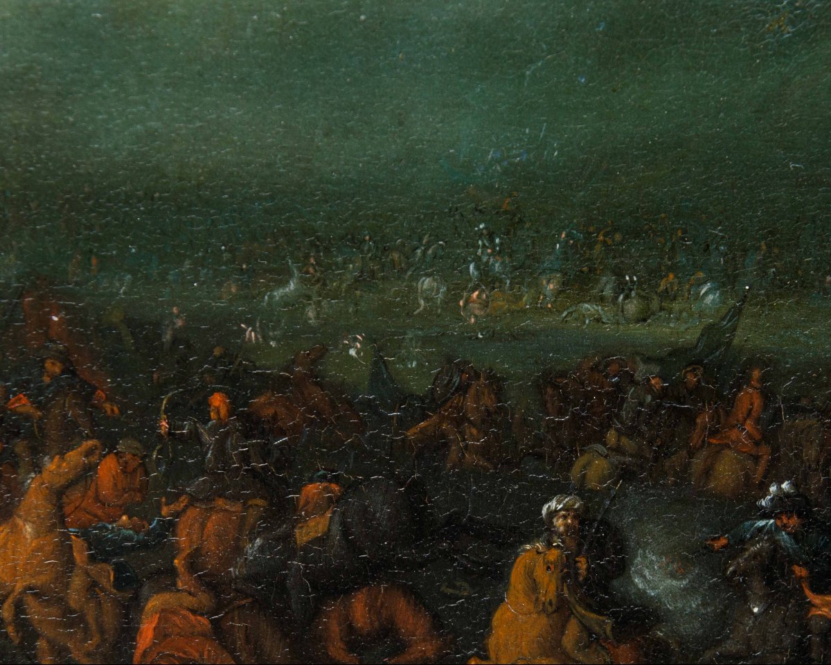 Karl Breydel, detto Il cavaliere di Anversa (Anversa, 1678-1733), Scena di battaglia -photo-5