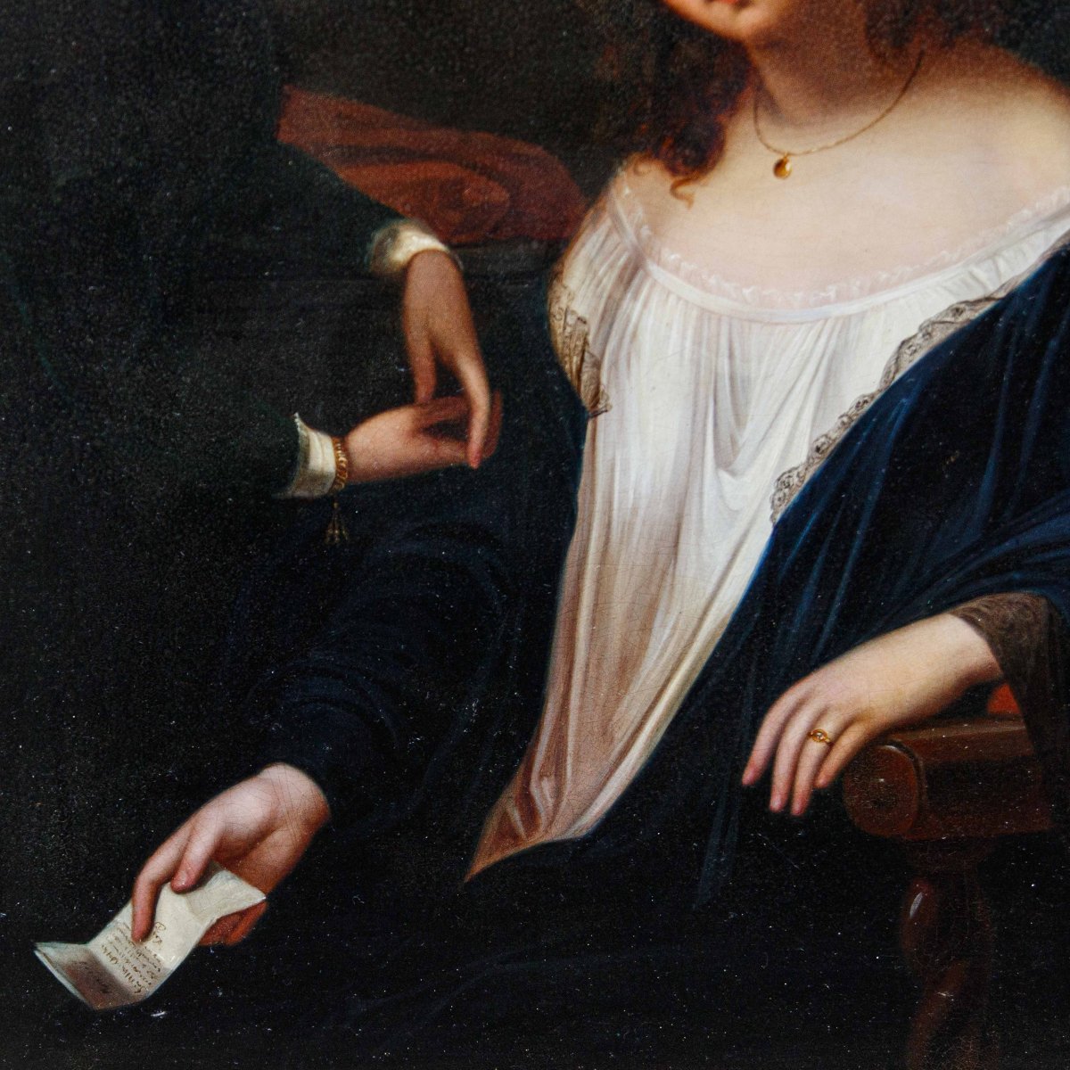 Cerchia di Natale Schiavoni (Chioggia, 1777 – Venezia, 1858), La lettera-photo-3