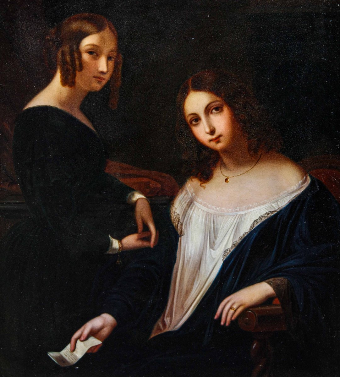 Cerchia di Natale Schiavoni (Chioggia, 1777 – Venezia, 1858), La lettera-photo-3