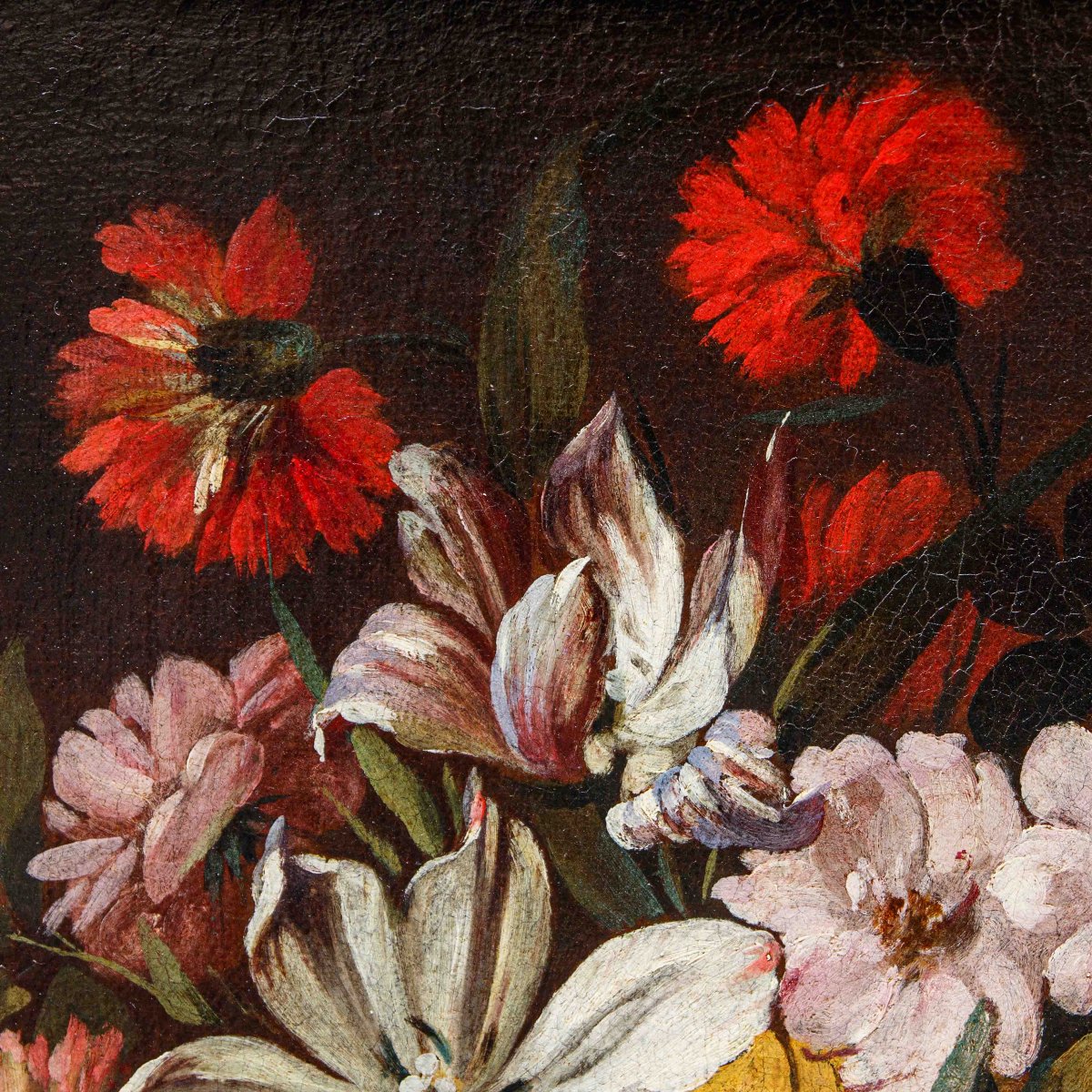 Nicola van Houbraken (Messina, 1668 – Pisa, 1733)(attr.), Vasi di fiori-photo-2