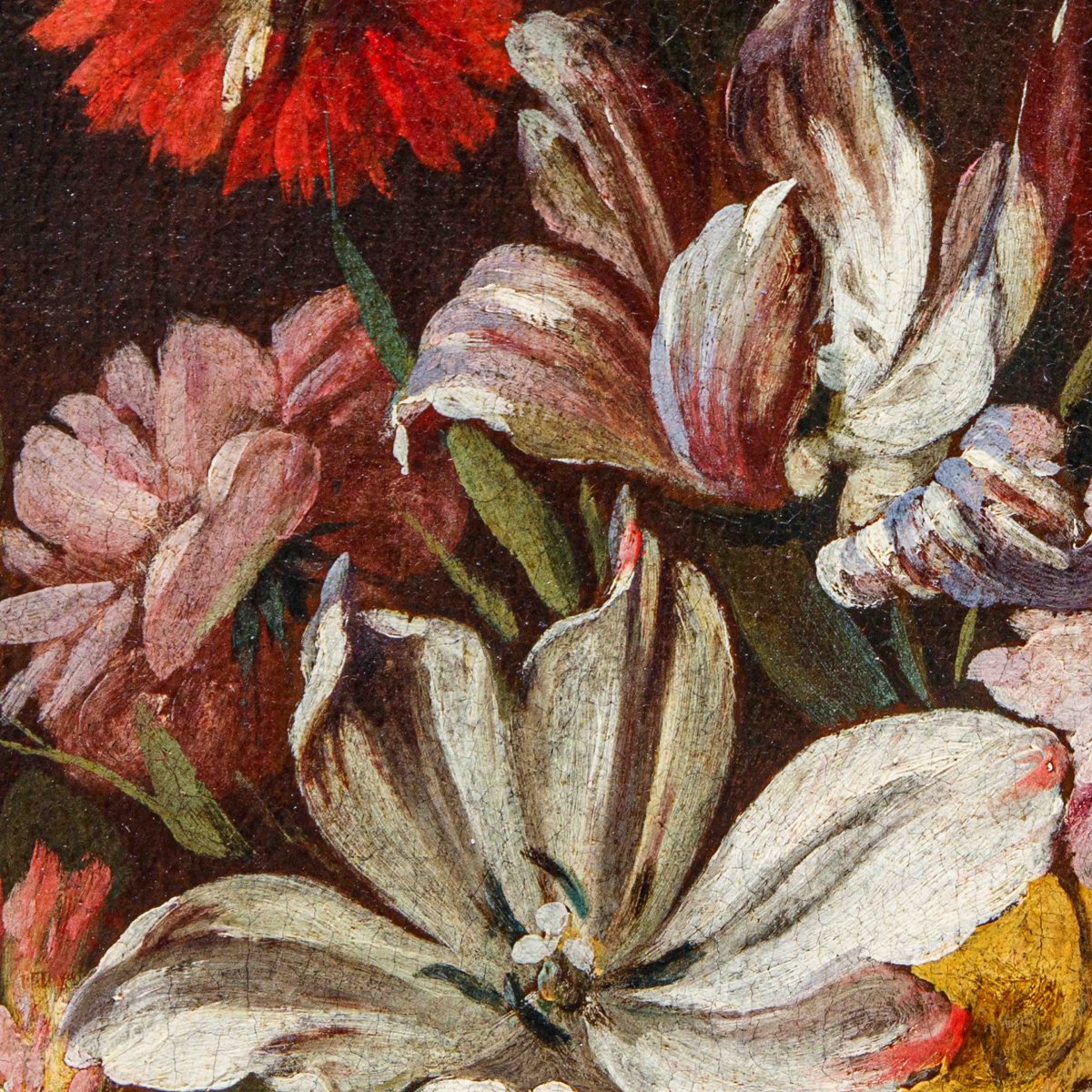 Nicola van Houbraken (Messina, 1668 – Pisa, 1733)(attr.), Vasi di fiori-photo-4