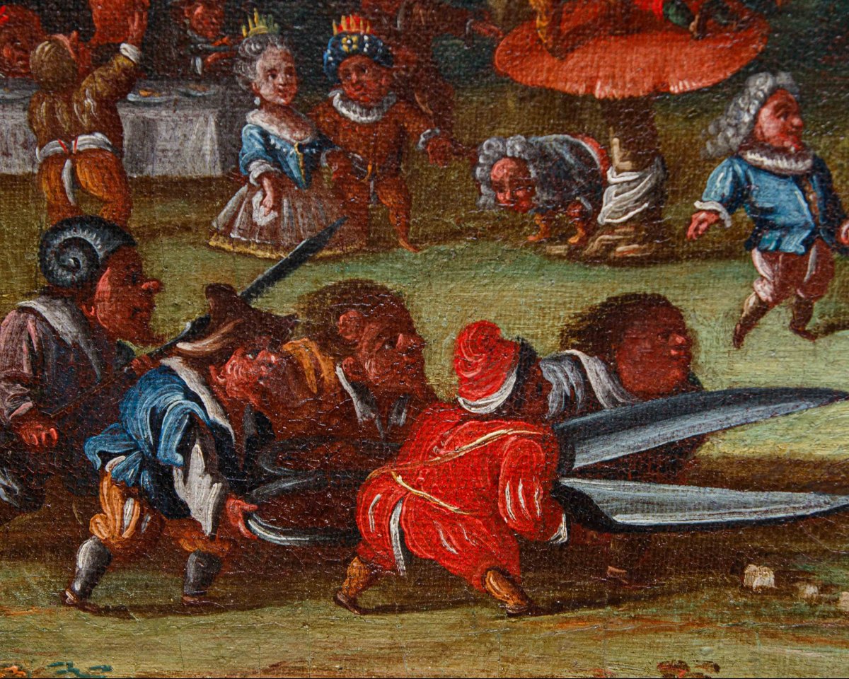 Faustino Bocchi (Brescia, 1659 – 1741), La guerra dei pigmei-photo-3
