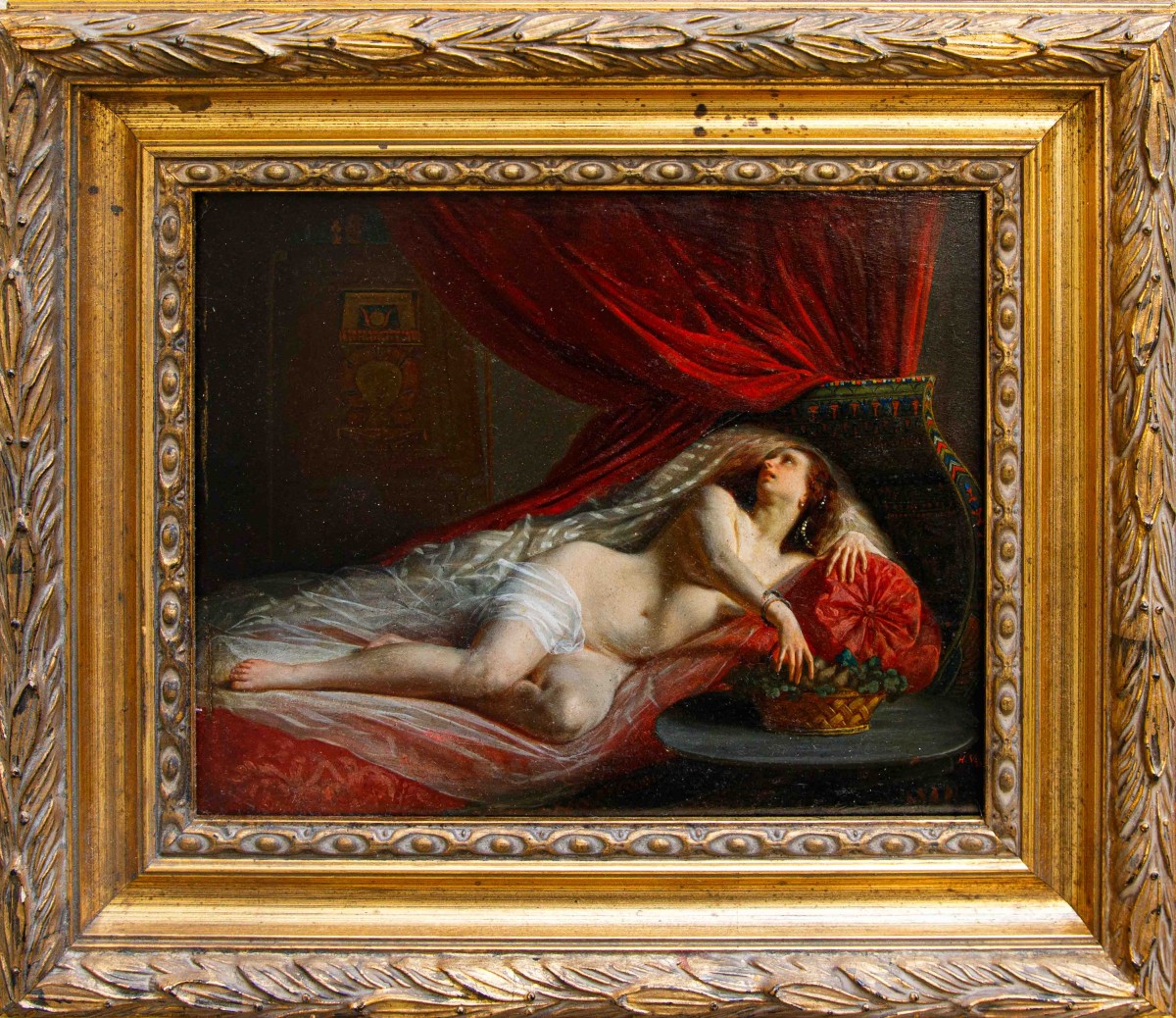 Jean Louis Victor Viger de Vigneau (Argentan, 1819- Parigi, 1879), La morte di Cleopatra