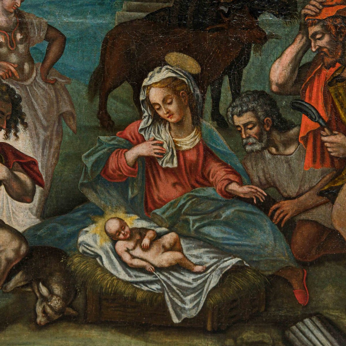 XVII secolo, Adorazione dei pastori (da Lavinia Fontana)-photo-3