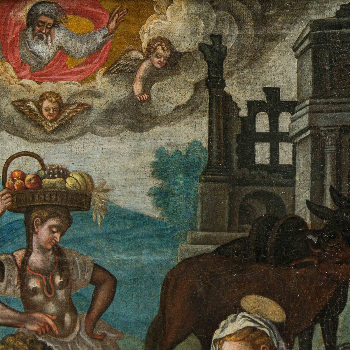 XVII secolo, Adorazione dei pastori (da Lavinia Fontana)-photo-2