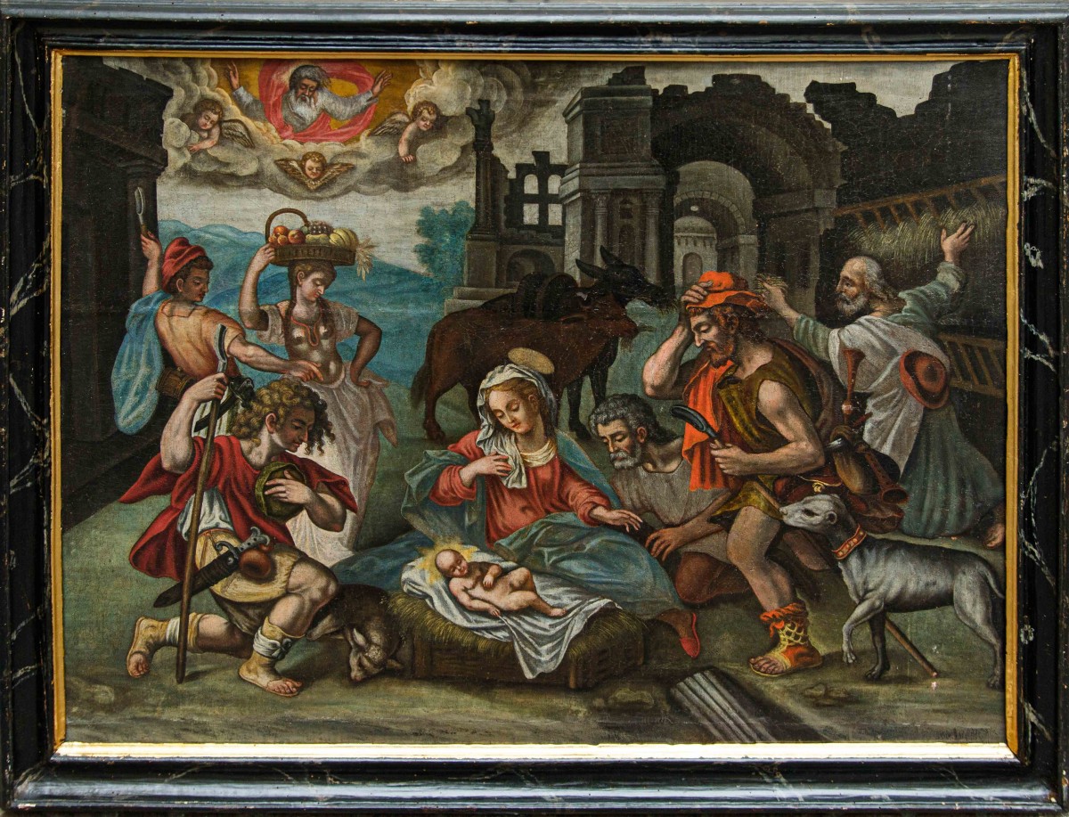 XVII secolo, Adorazione dei pastori (da Lavinia Fontana)