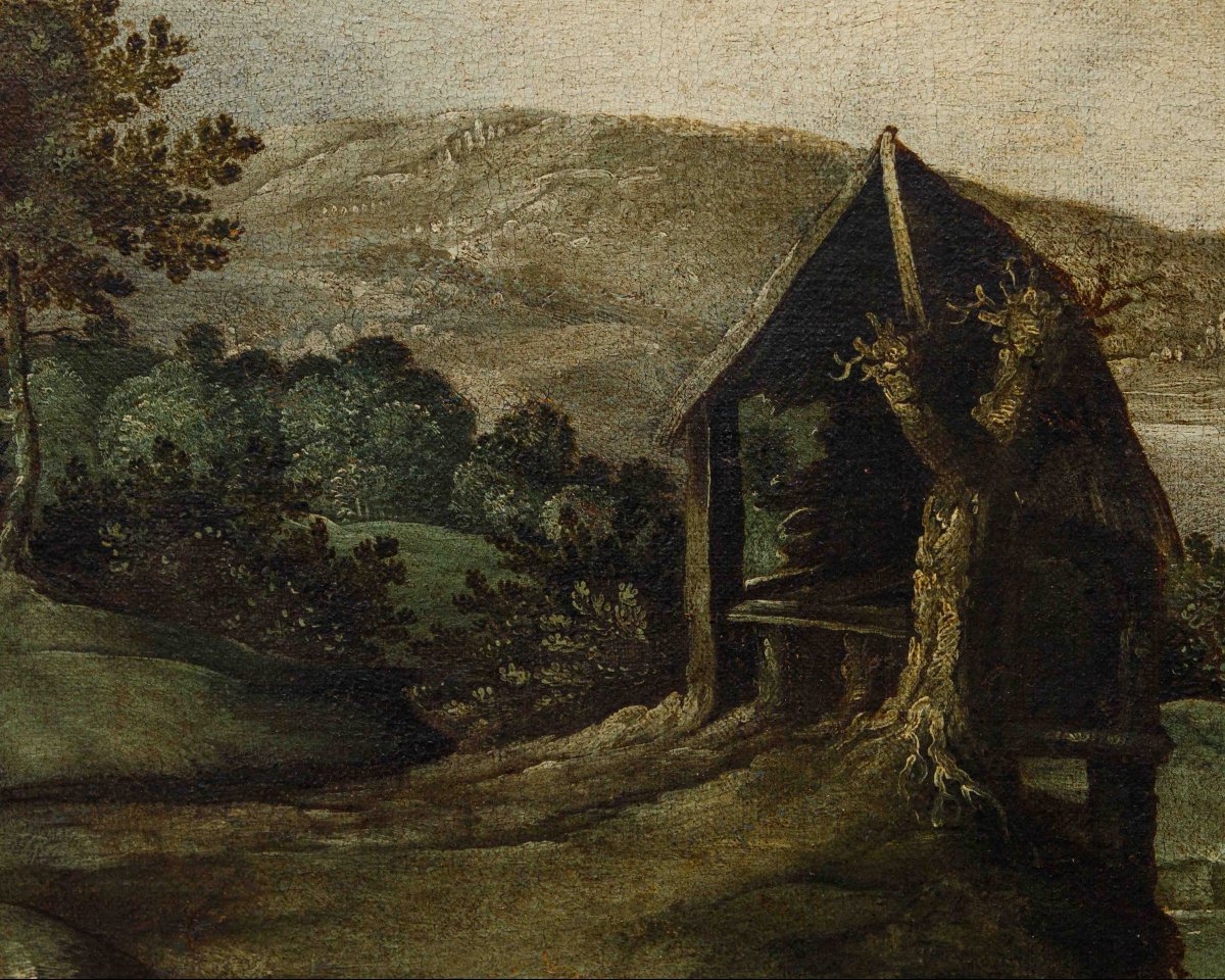 Scuola fiamminga del XVII, da Sadeler, La famiglia di Enoch-photo-3