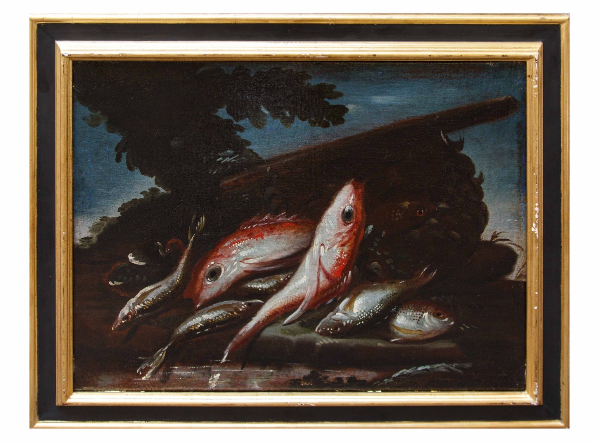Elena Recco (Attiva tra la fine del XVII e l'inizio del XVIII secolo), Natura morta di pesci