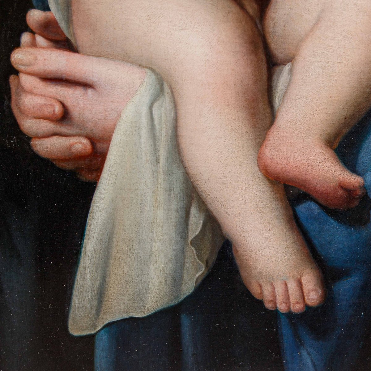 XIX secolo, seguace del Sassoferrato, Sacra Famiglia-photo-3