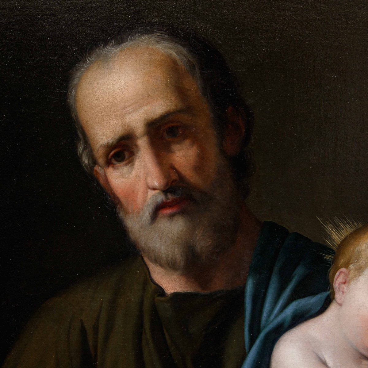XIX secolo, seguace del Sassoferrato, Sacra Famiglia-photo-5
