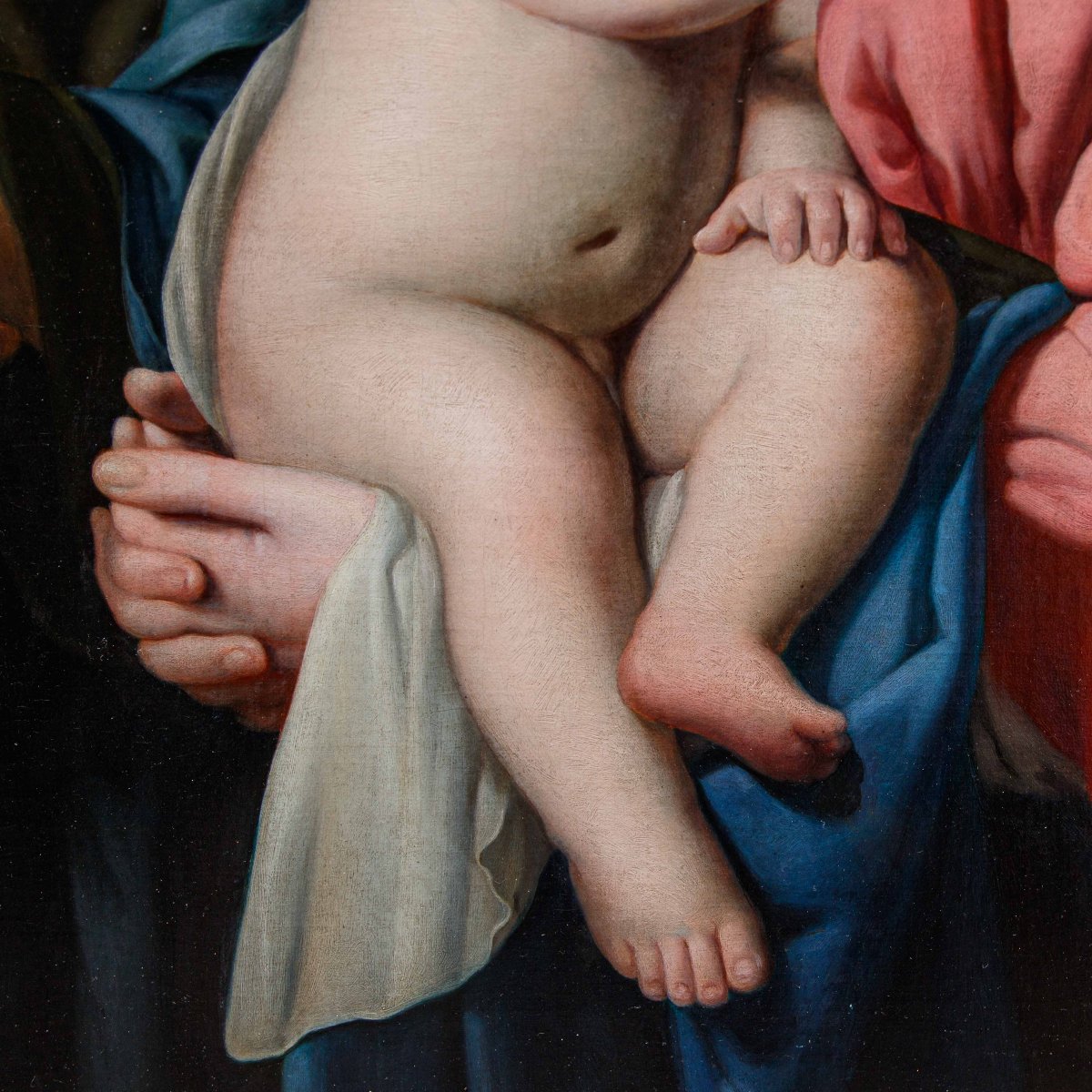 XIX secolo, seguace del Sassoferrato, Sacra Famiglia-photo-7
