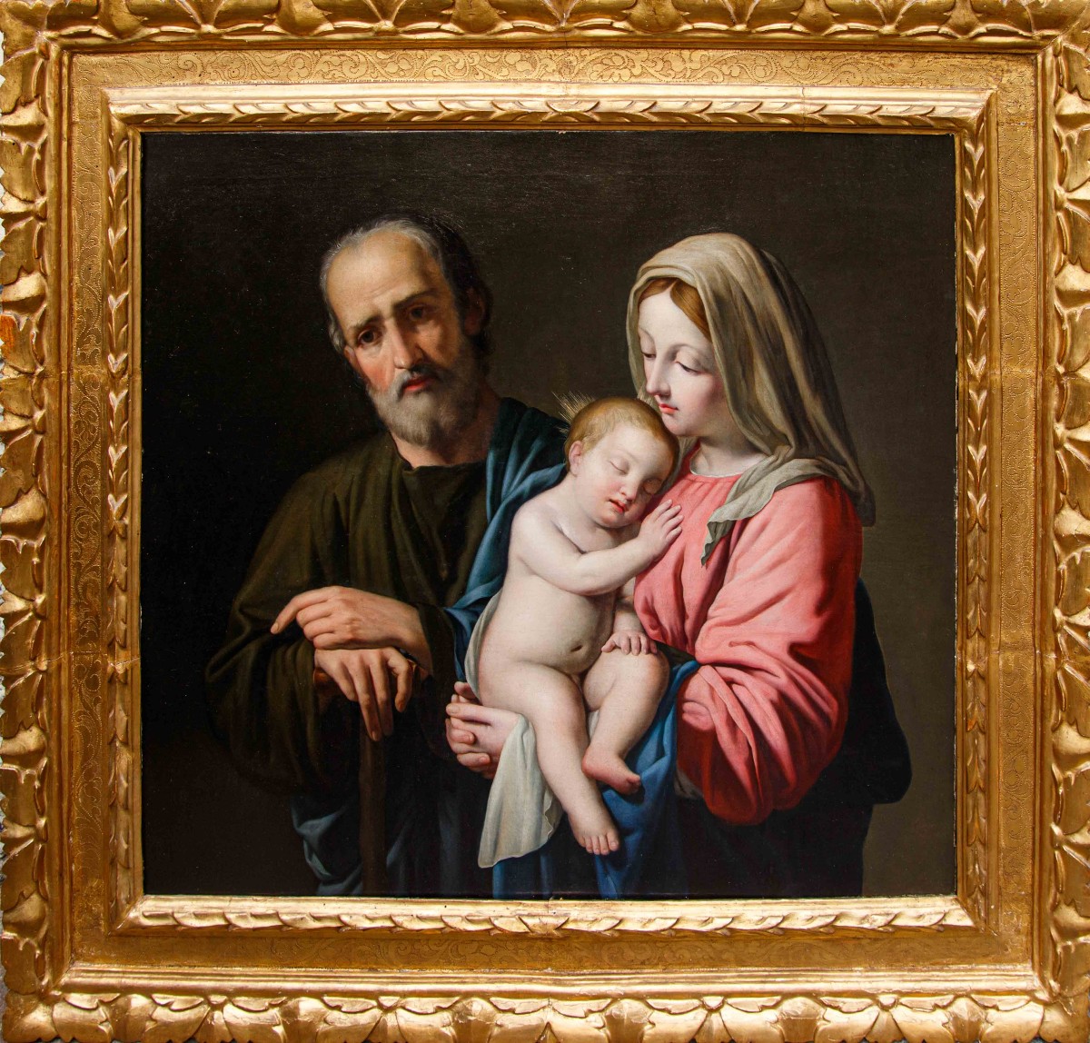XIX secolo, seguace del Sassoferrato, Sacra Famiglia