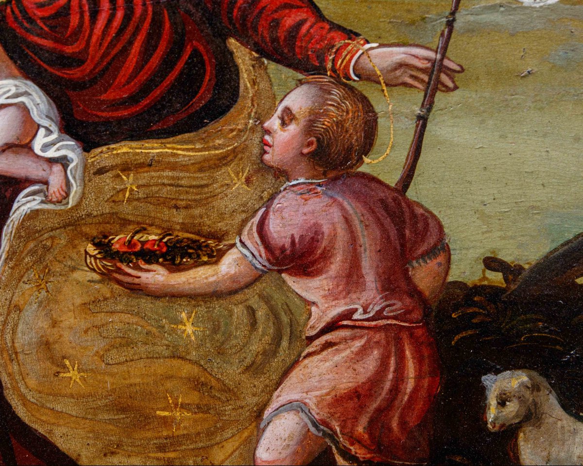 Scuola dalmata cretese, XVII secolo, Sposalizio di Santa Caterina-photo-1