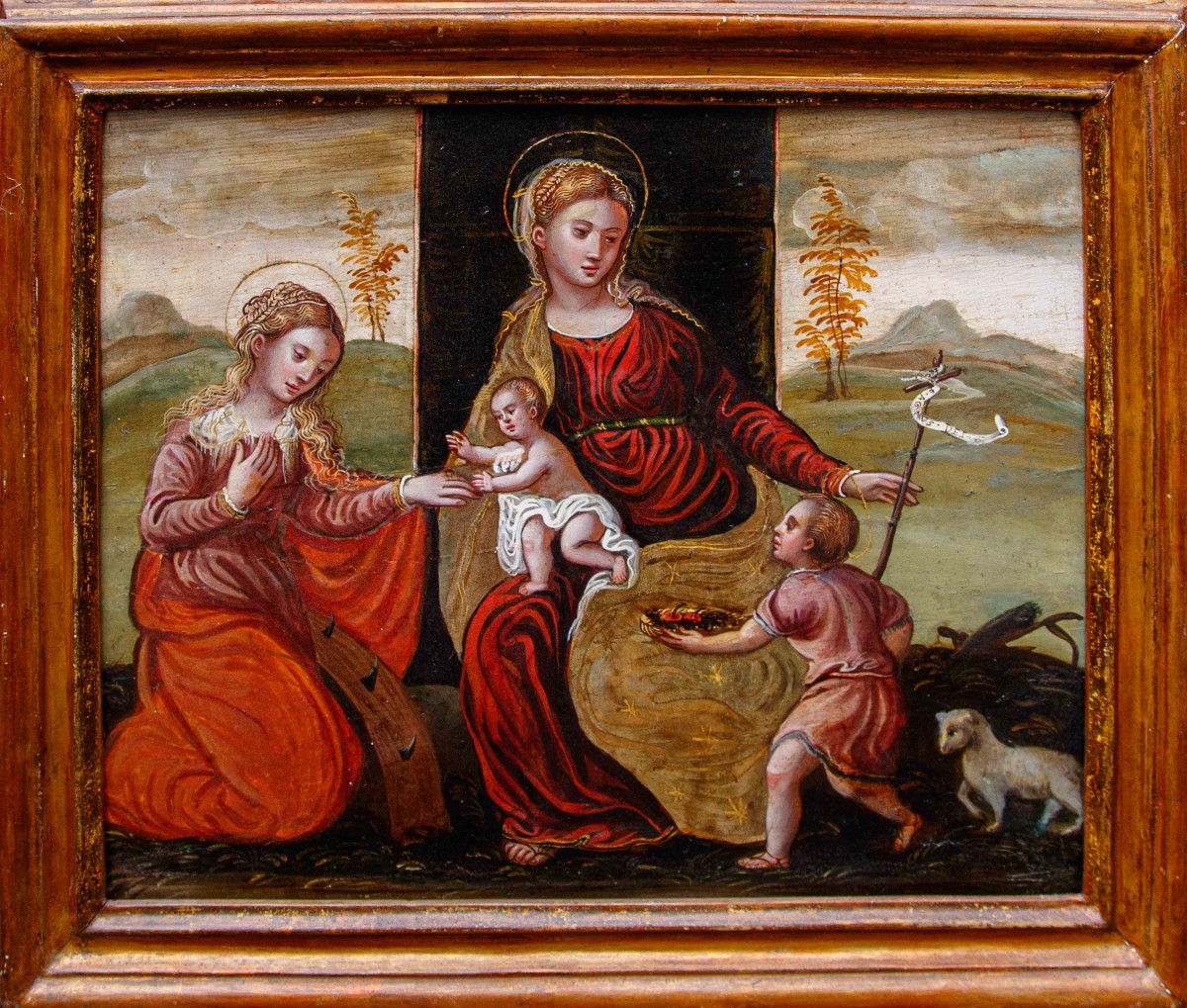 Scuola dalmata cretese, XVII secolo, Sposalizio di Santa Caterina