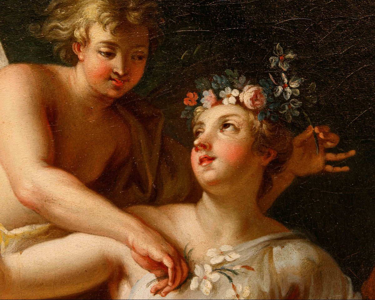 Antoine Coypel (Parigi, 1661 – 1722) (attr.), Zefiro e Flora e Cerere -photo-2