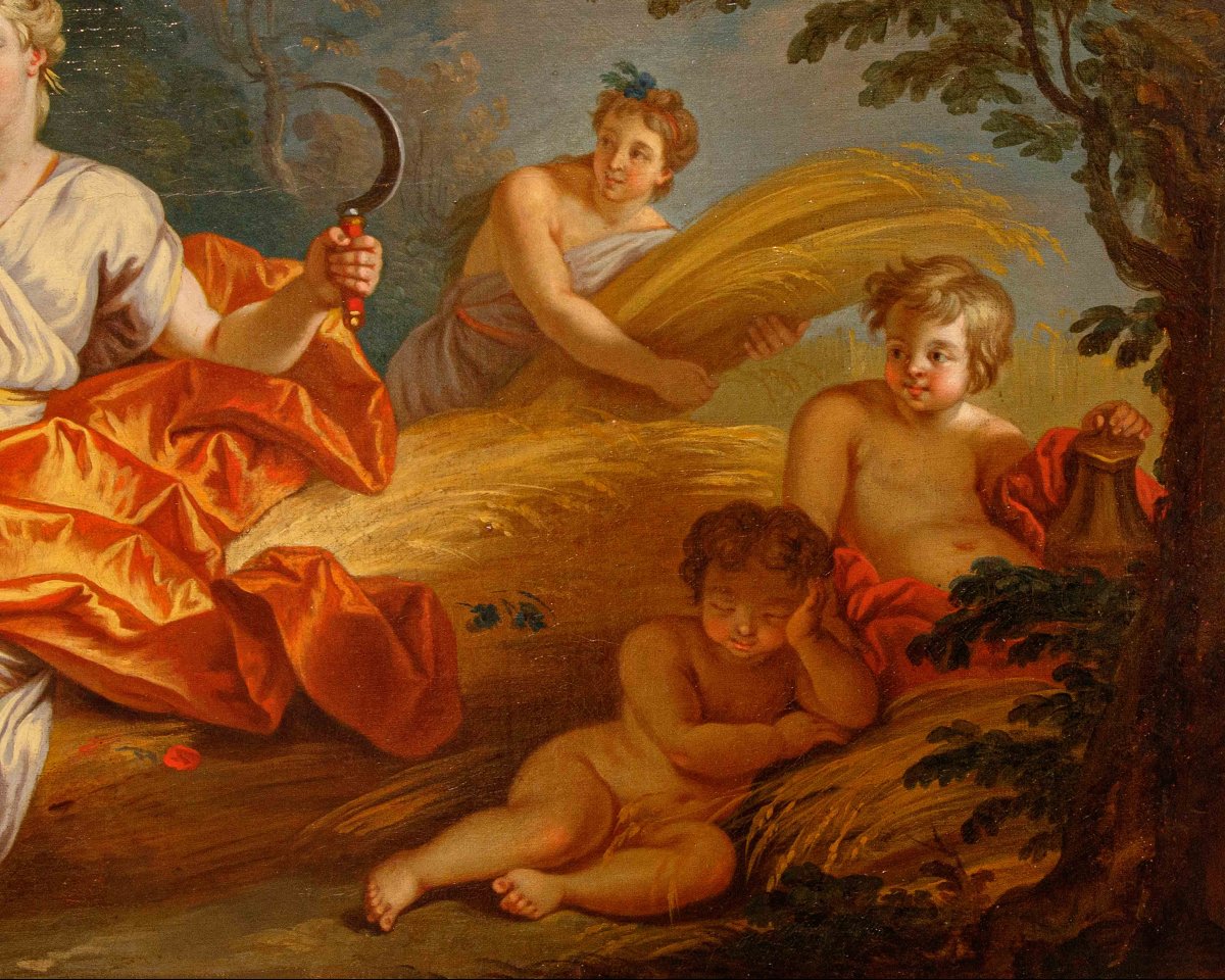 Antoine Coypel (Parigi, 1661 – 1722) (attr.), Zefiro e Flora e Cerere -photo-7