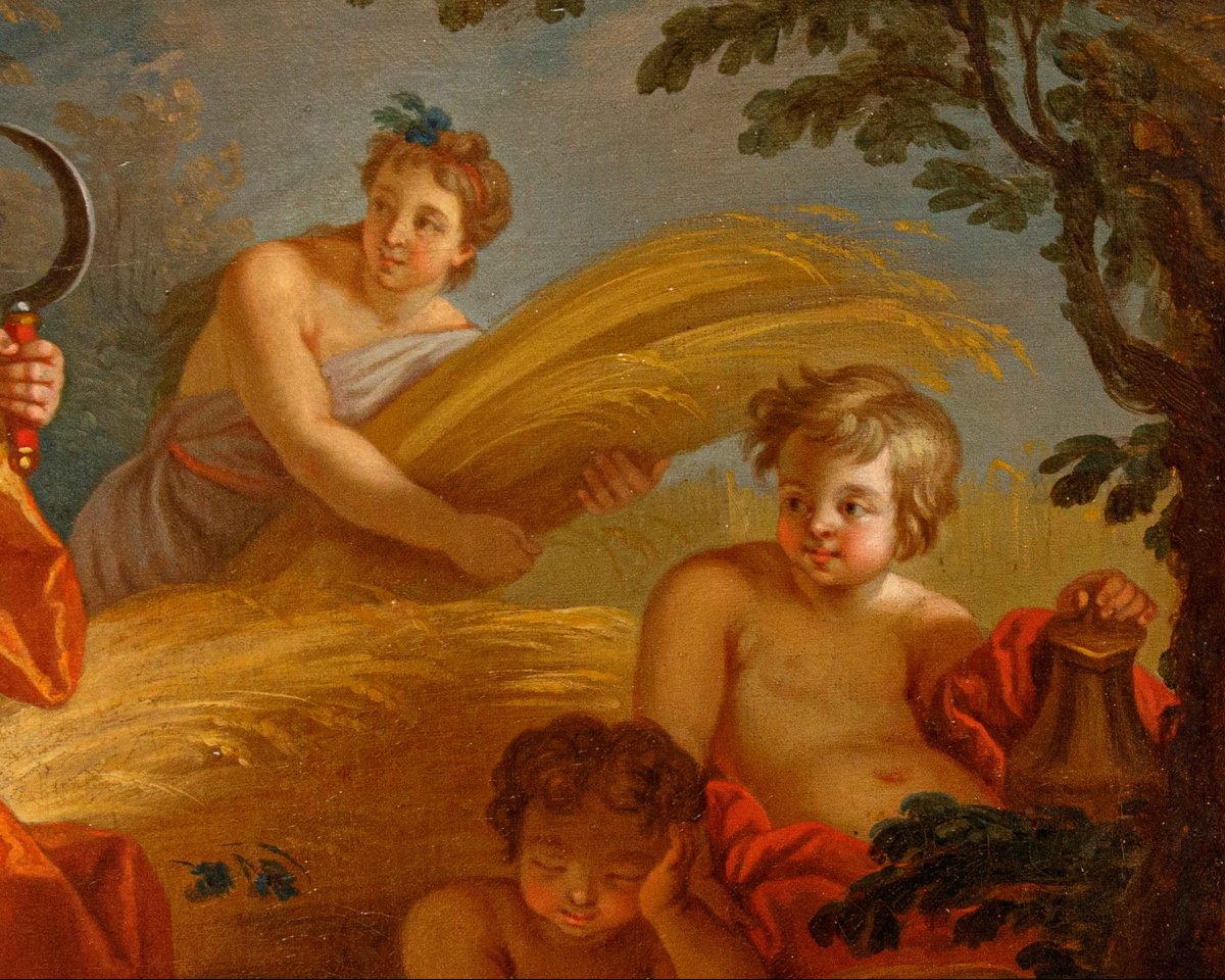 Antoine Coypel (Parigi, 1661 – 1722) (attr.), Zefiro e Flora e Cerere -photo-8
