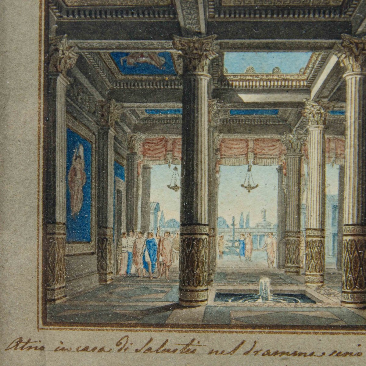 Alessandro Sanquirico (Milano, 1777- 1849), Quattro scene teatrali e una veduta di Milano-photo-4