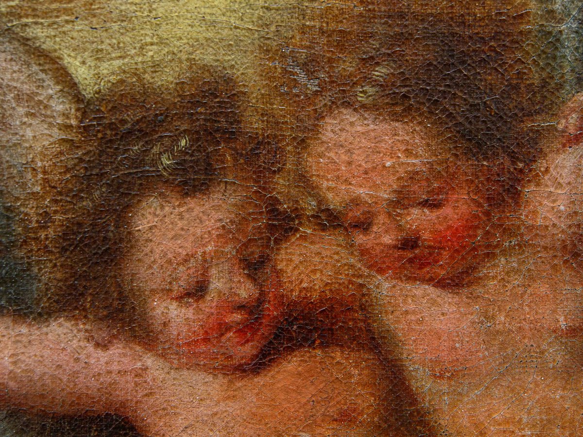 Cerchia di Pieter Paul Rubens (1577-1640), Sacra Famiglia con San Giovannino-photo-4