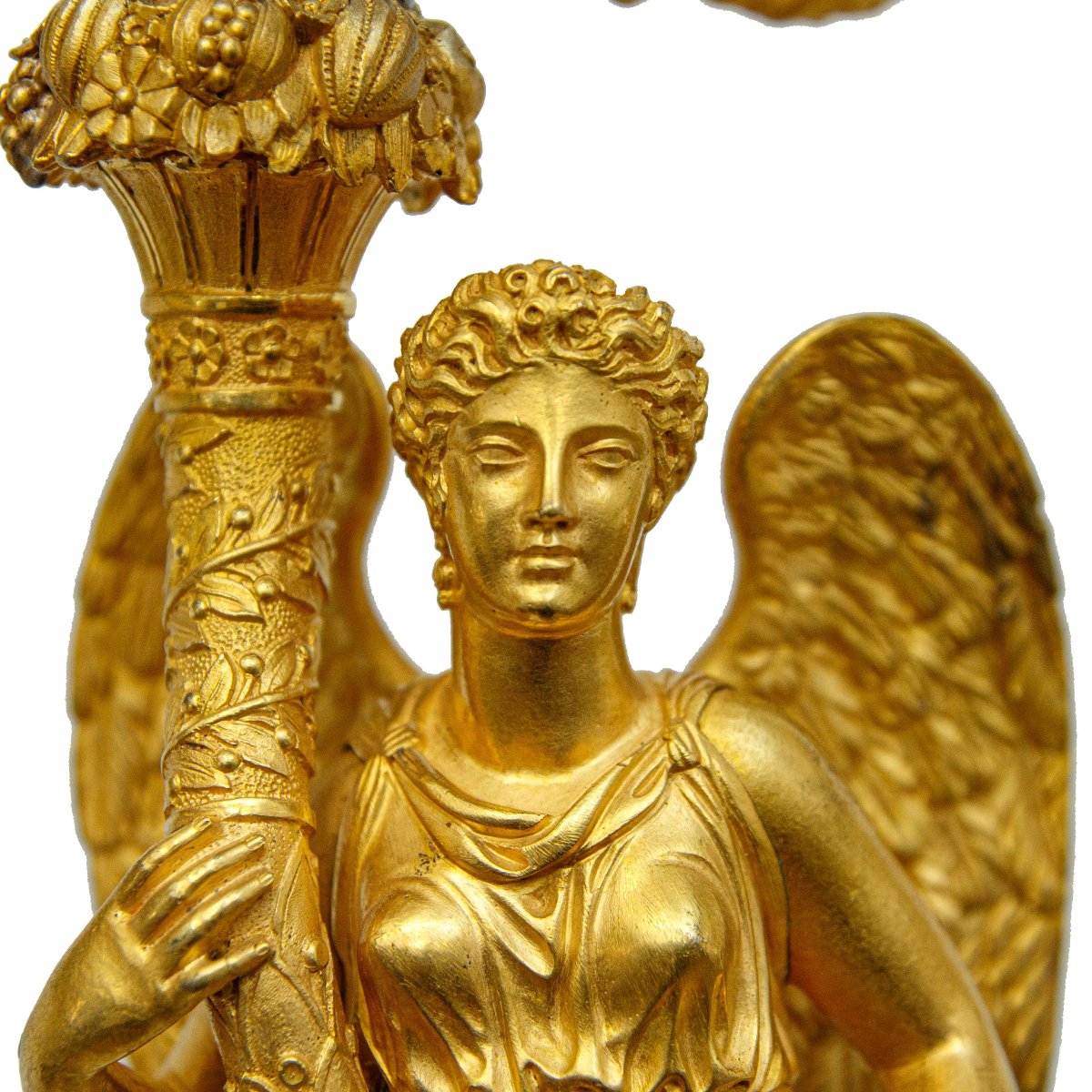 Francia, epoca Impero, Coppia di candelabri a quattro luci-photo-5