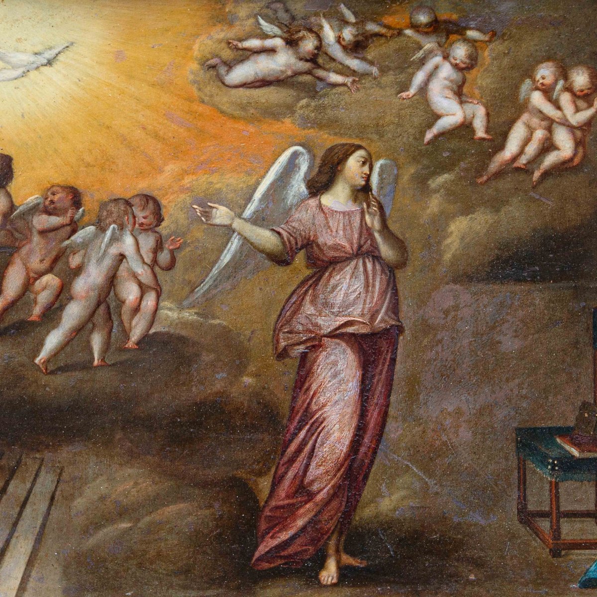 Scuola fiamminga, XVII secolo, Annunciazione-photo-7